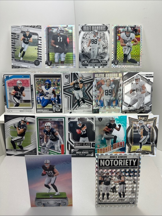 Panini Other - 6 Rookies of Brock Bowers w/ Franchise Foundations +Jeanty/Bech Rookies + Crosby